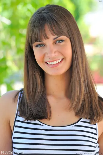Amber Addison – Polish Brunette Lifts Her Skirt and Uses a Cucumber Outdoors