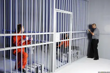 Asa Akira – Busty Asian Wife Gives a Blowjob, Takes Anal and DP in Prison Group Sex