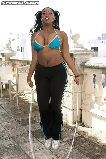 Curvy Ebony MILF Undresses and Gets Fucked Doggy Style