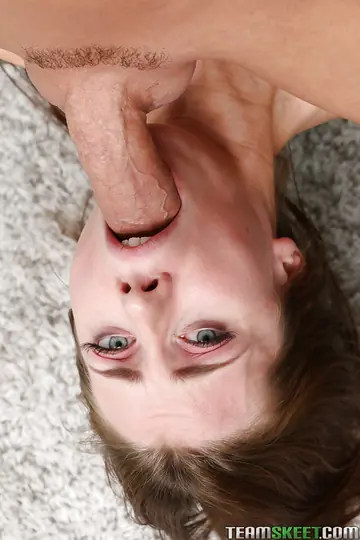 Anya Olsen – Tattooed Brunette Gives a Blowjob and Takes Cum in Pussy