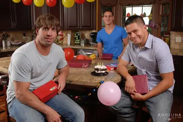 Angelina Valentine – Busty Latina MILF Celebrates Birthday with Group Sex
