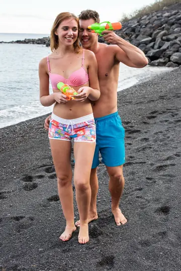 Oxana Chic – Ukrainian Brunette Fucks Her Partner on the Beach
