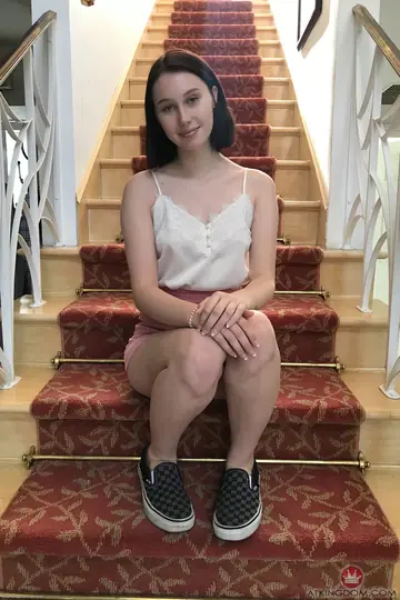 Malory Malibu – Brunette PAWG Spreads Her Shaved Pussy and Asshole in Panties