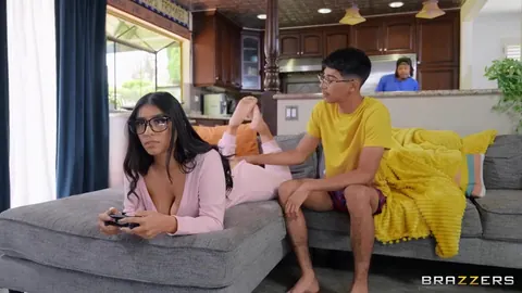 Violet Myers: Busty Brunette Rides a Black Cock and Takes a Creampie – photo 1 of 20