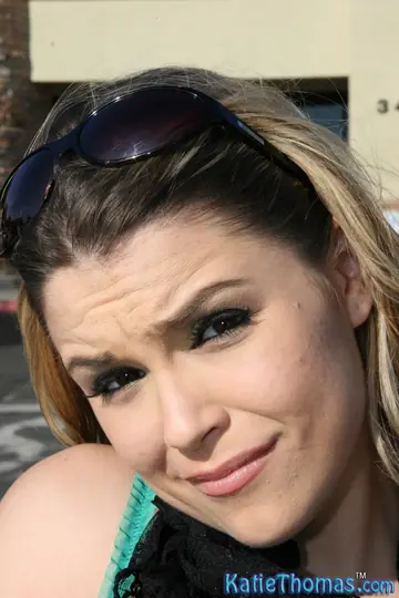 Katie Thomas – Busty Brunette MILF in Glasses Takes Interracial Cock and Swallows