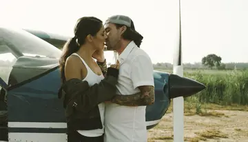 Carolina Abril – European Brunette in Glasses Fucks Pilot on a Plane