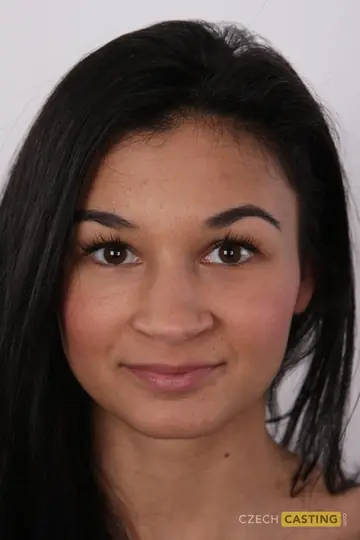 Rosaline Rosa – Czech Brunette with Natural Tits Sits on a Stool and Spreads Her Hairy Pussy