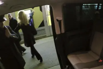 Beatrix Glower – European Blonde Undresses and Rides the Driver in a Van