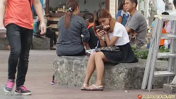 Thai Woman Fucks in Missionary and Doggy Style
