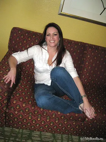 Brunette MILF Strips Out of Her Jeans and Gets Fucked in POV