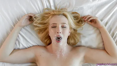 Samantha Rone: Hairy Blonde Takes Anal Cowgirl and Blows Bubbles After Facial – photo 14 of 16