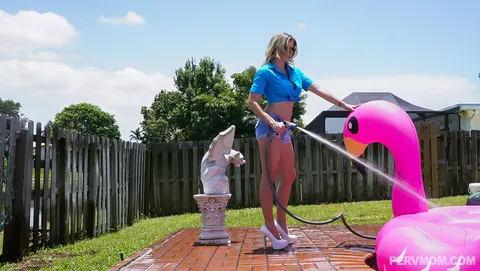 Cory Chase: Thick Blonde MILF Sucks and Fucks Outdoors – photo 4 of 17