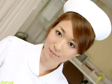 Risa Misaki – Busty Japanese Nurse Masturbates in Uniform Before Sex