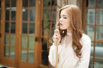 Jia Lissa – European Redhead Strips Out of Her Skirt for Pool Sex