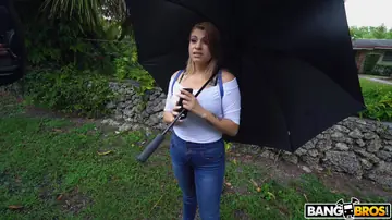 Blonde Latina MILF Gets Fucked Doggy Style on the Bus