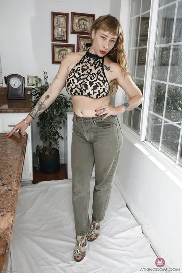 Thick Redhead MILF Takes Anal Creampie and Shows Her Hairy Pussy