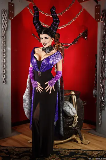 Romi Rain – Tattooed Redhead in Costume Fucks a Big Cock
