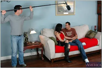 April Blossom – Brunette in Boots Takes Anal and Gets a Facial Cumshot