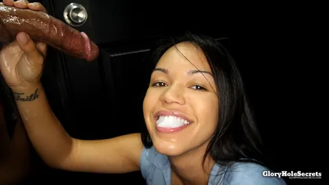Busty Brunette Sucks and Strokes Until She Swallows Every Load – photo 2 of 19