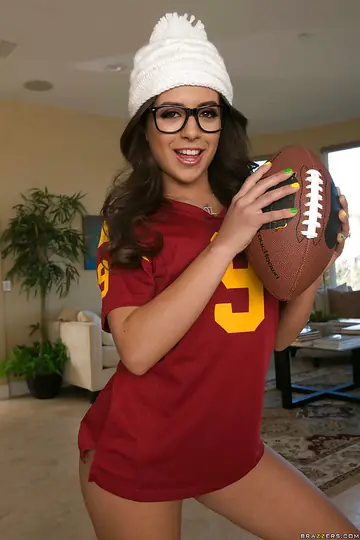 Thick Latina in Glasses Spreads Her Ass for Anal in Uniform