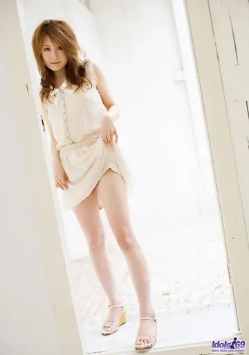 Thick Asian Woman Lifts Her Skirt to Show Panties