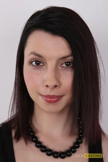 Czech Brunette Pulls Her Thong Aside and Spreads Her Legs