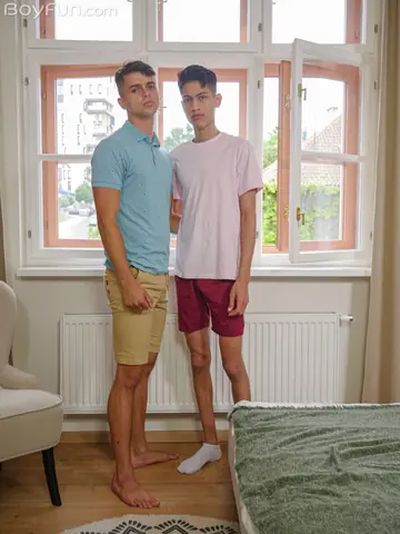 Man Strips Nude and Explores His Ass