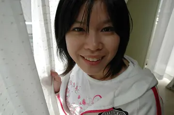 Busty Japanese Brunette Strips Off Her Lingerie and Spreads Wide