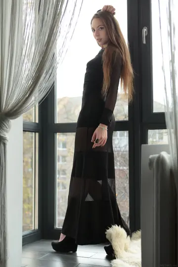 Valery Leche – Ukrainian Redhead Flaunts Her Slim Tanned Body and Small Tits