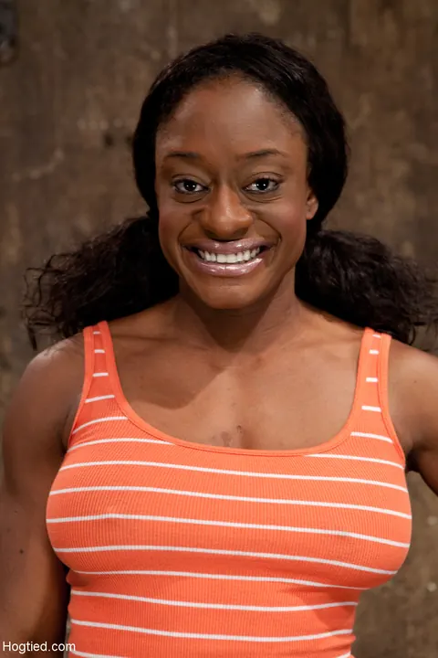 Kelli Provocateur: Busty Athletic Ebony Submits to Rope Bondage – photo 2 of 20