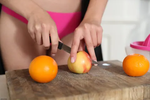 Stacy Cruz: Redhead with Natural Tits Fucks Doggy Style in the Kitchen – photo 7 of 17