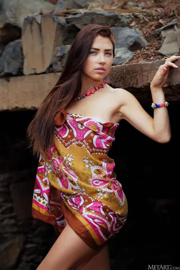 Niemira – Ukrainian Brunette Strips Nude and Poses for a Glamour Shoot