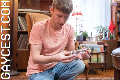 Twink Takes a Dildo from Older Professor – photo 2 of 20