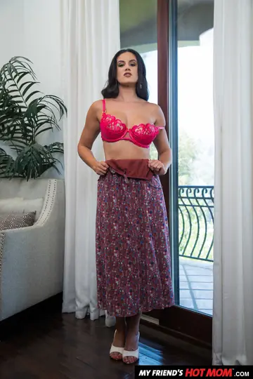 Penny Barber – Busty Brunette MILF Strips Off Her Lingerie for a Titjob and Cowgirl Sex