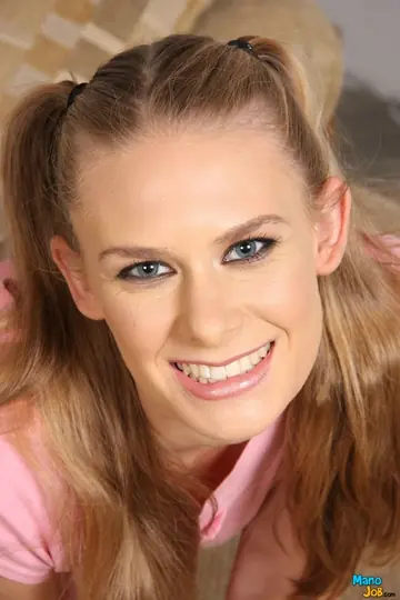 Sunset diamond – Skinny Blonde in Pigtails Gives a Handjob and Takes a Cumshot