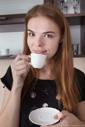 Ogil Basted – Pale Ukrainian Brunette Spreads Her Hairy Pussy