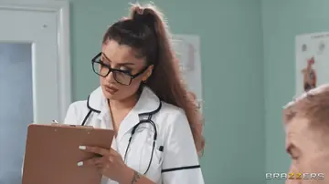 Indian Redhead Doctor Takes a Facial After Anal Sex