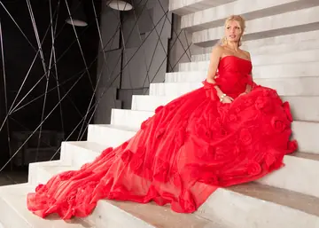 Kitana Lure – Russian Brunette with Big Tits Masturbates Anally in a Dress