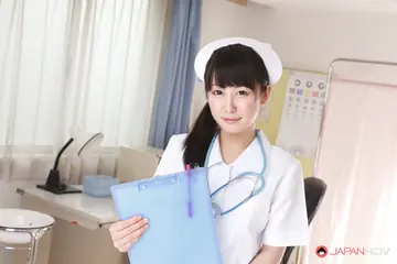 Ayumi Iwasa – Japanese Nurse Strips Out of Her Pantyhose and Spreads Her Hairy Pussy