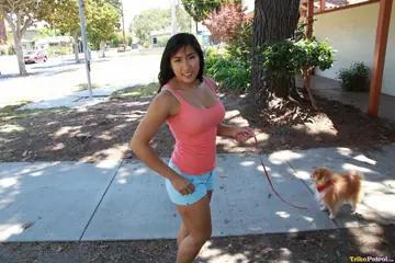 Busty Filipina Sucks Cock and Fucks Outdoors