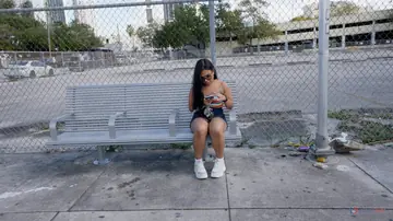 Summer Col – Tattooed Latina in a Skirt and Glasses Gets Ass Fucked in the Van