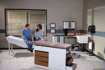 Christie Stevens – Blonde Doctor in Uniform Takes Anal in Cowgirl