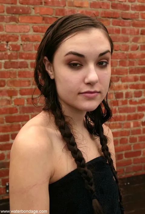 Sasha Grey: Brunette with Small Natural Tits Endures Outdoor BDSM – photo 19 of 20