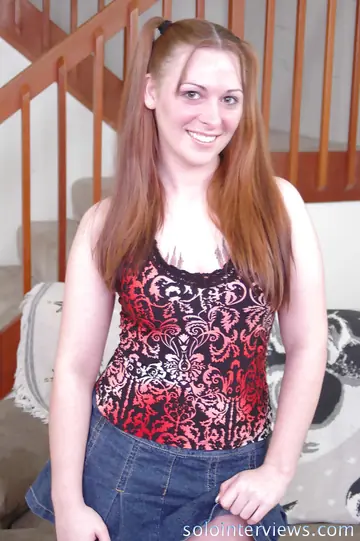 Kylie Haze – Busty Redhead in Lingerie Fingers Her Pussy and Spreads