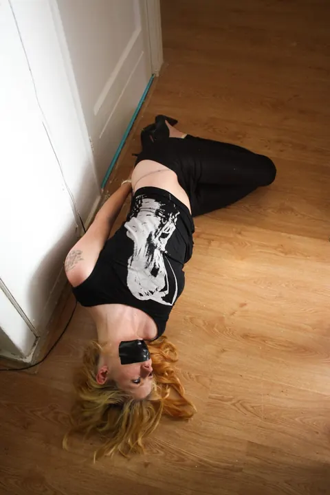 Blonde in High Heels Bound and Gagged – photo 1 of 21