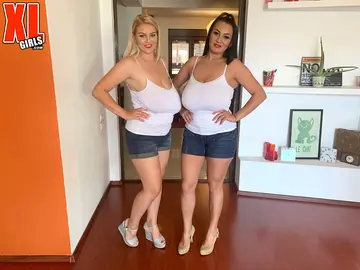 Erin Star – Two Curvy Brunette MILFs in Denim Shorts Lick and Finger Each Other