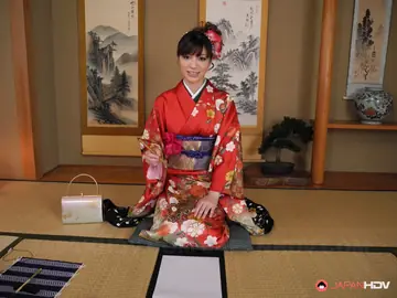 Sakura Aoi – Busty Japanese Brunette Pulls Her Lips Open and Spreads Wider