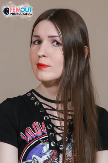 Trans Woman Undresses and Toys Herself with a Dildo