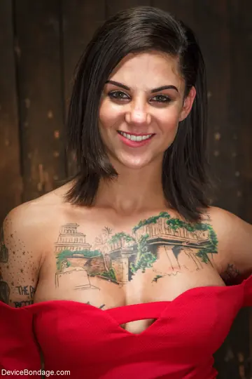 Bonnie Rotten – Busty Tattooed Brunette Gets Toyed and Fucked in Bondage