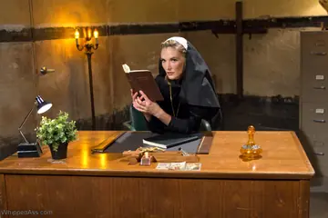 Mona Wales – Curvy MILF Nun in Stockings Fingers and Licks in Lesbian Threesome